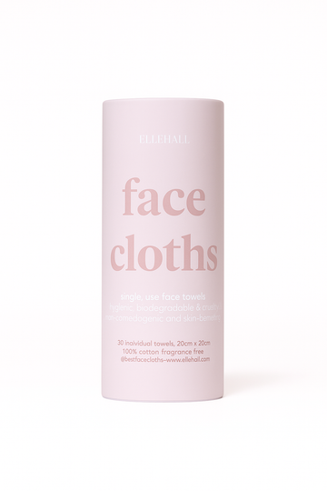 face cloths, box of 30 single-use towels