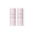 Two pink face cloths tubes, 60 single-use face towels