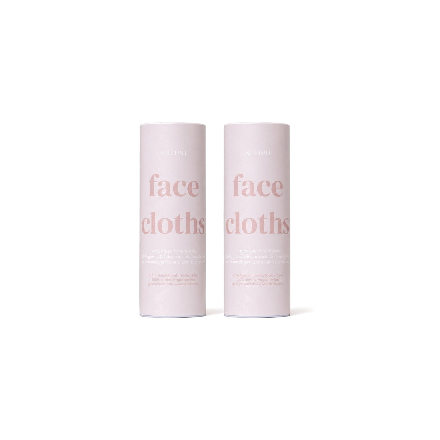 Disposable Face Towels | Single-Use Face Cloths, 30 per Box