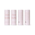 Four pink face cloths tubes, 30 single-use face towels in each